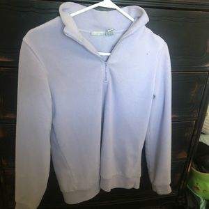 Purple Half Zip Sweater